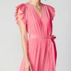 Natalia Flutter Sleeve Dress