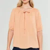 Neck Tie Detailed Blouse