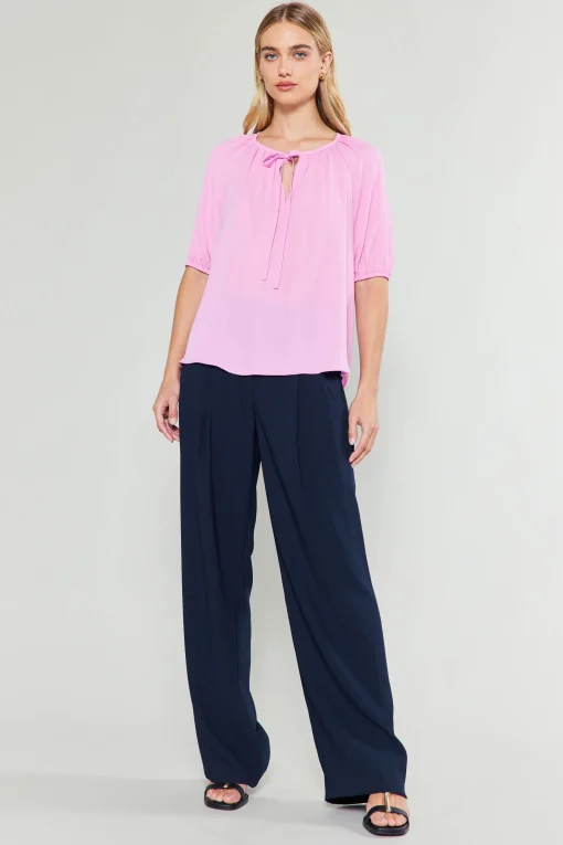 Neck Tie Detailed Blouse