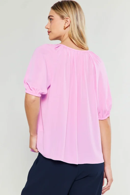 Neck Tie Detailed Blouse