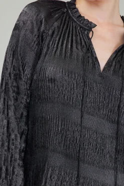 Opalescent Pleated Blouse