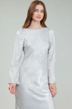 Opalescent Textured Maxi Dress