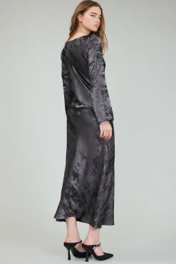 Opalescent Textured Maxi Dress