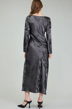Opalescent Textured Maxi Dress