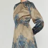 Ornate Motif Mini Dress