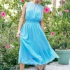 Overlayed Midi Dress