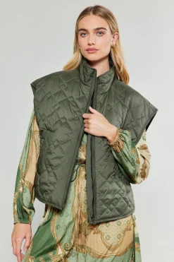 Oversize Quilted Vest