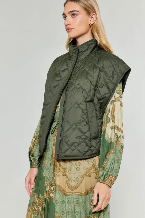 Oversize Quilted Vest