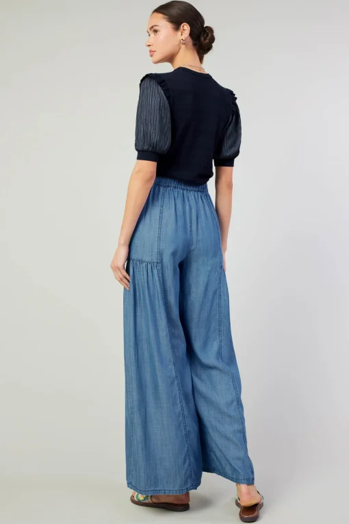 Patch Pocket Chambray Pant