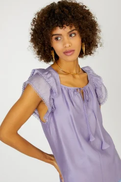 Peekaboo Flutter Sleeve Top