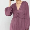 Petite - Sidonie Pleated Maxi Dress