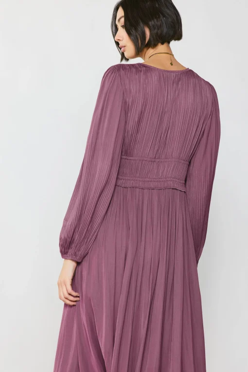 Petite - Sidonie Pleated Maxi Dress