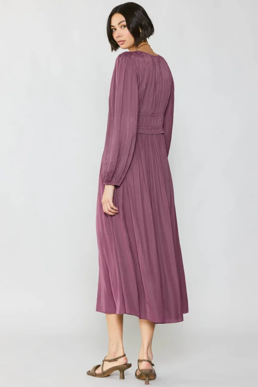Petite - Sidonie Pleated Maxi Dress