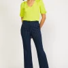 Pinstriped Bootcut Pant