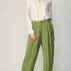 Pintucked Trousers