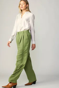Pintucked Trousers