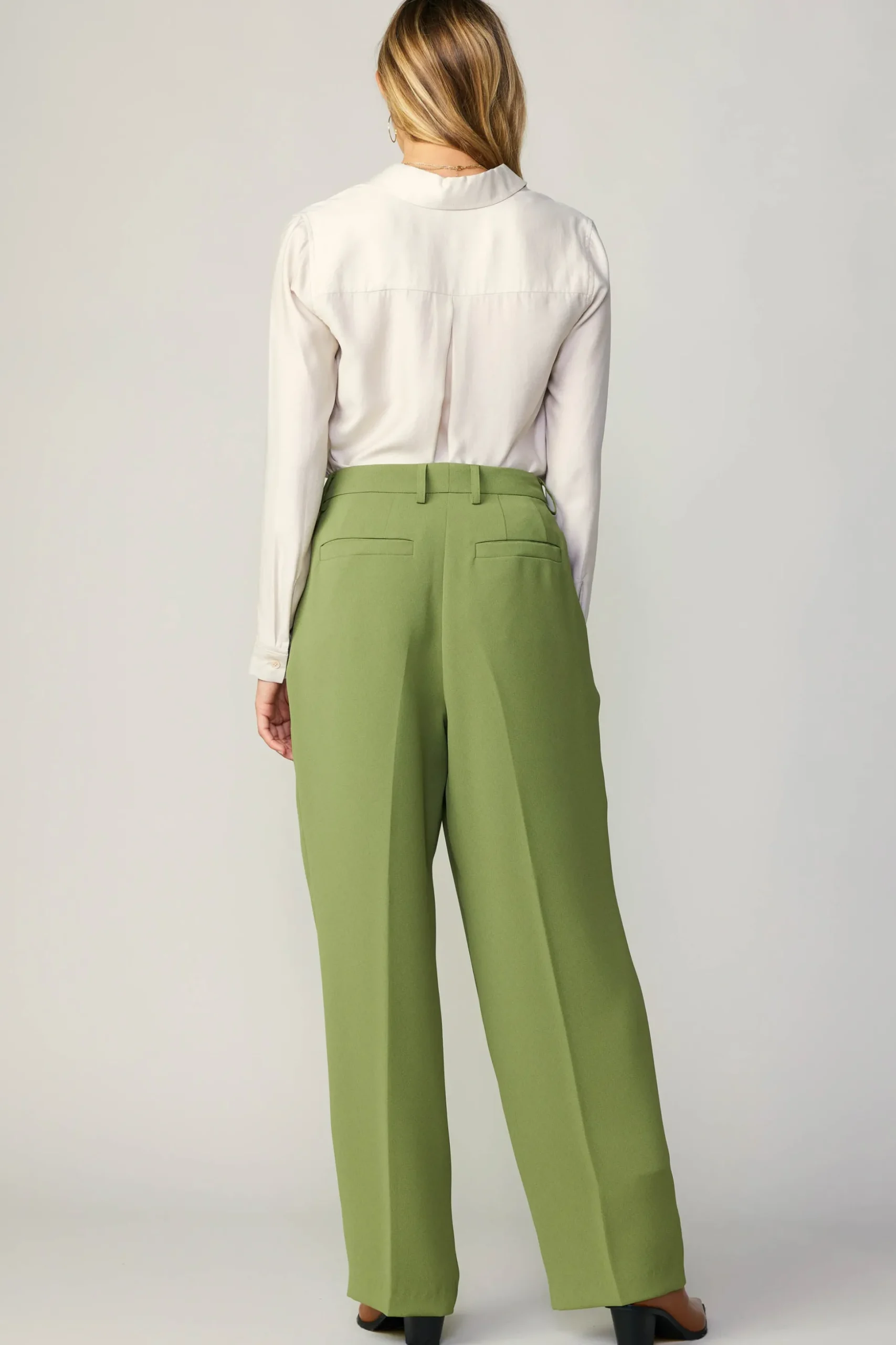 Pintucked Trousers