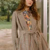 Plaid Layered Jacket