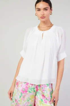 Pleated Cuff Blouse