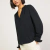 Pleated Cuff Blouse