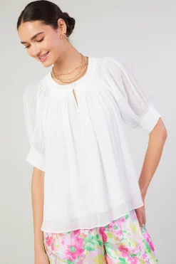 Pleated Cuff Blouse