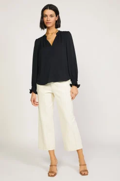 Pleated Cuff Blouse