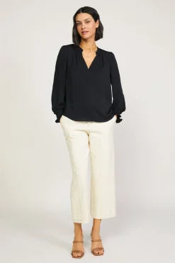 Pleated Cuff Blouse