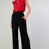 Pleated Pullover Pants