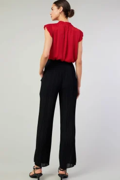 Pleated Pullover Pants