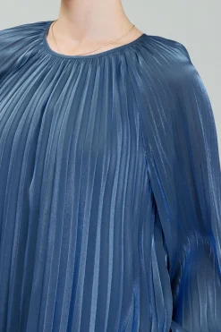 Pleated Shimmery Blouse