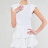 Pleated Skirt Sweater Dress