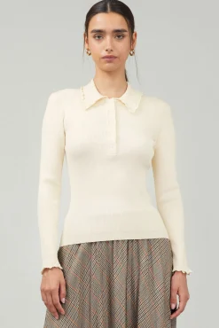 Polo Sweater Top