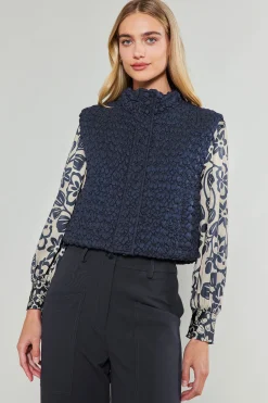 Quilted Cropped Vest