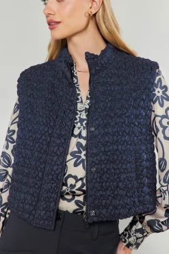 Quilted Cropped Vest