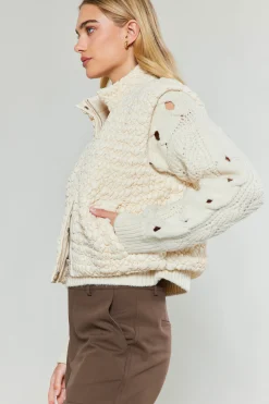 Quilted Cropped Vest