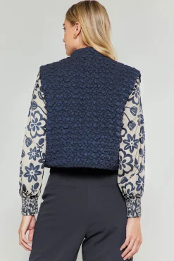 Quilted Cropped Vest