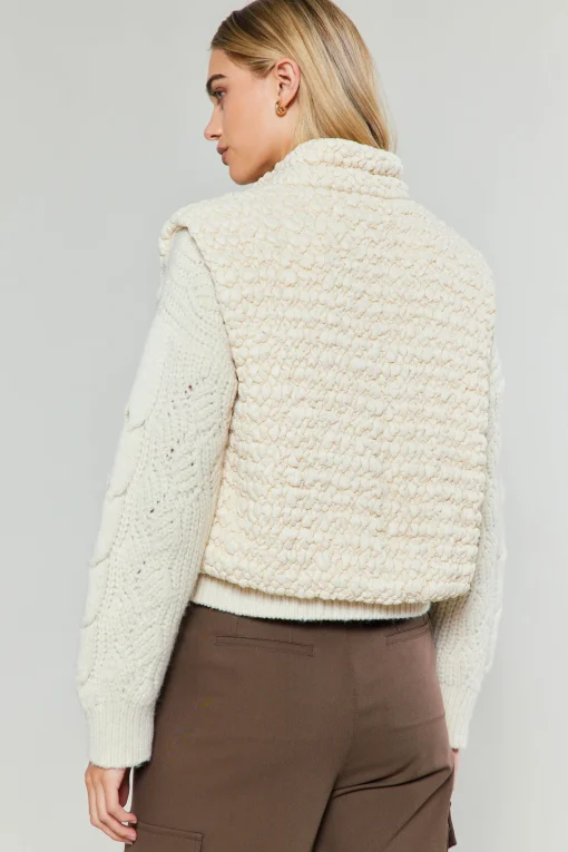 Quilted Cropped Vest