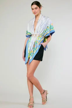 Recycled Signature Print Large Scarf