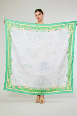 Recycled Signature Print Large Scarf