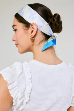 Recycled Signature Print Twilly Scarf