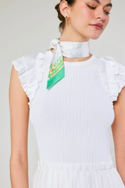 Recycled Signature Print Twilly Scarf