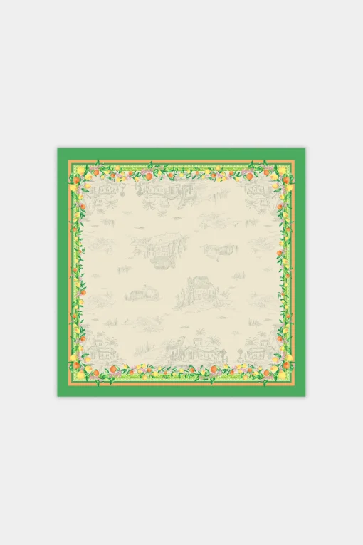 Recycled Signature Print Large Scarf