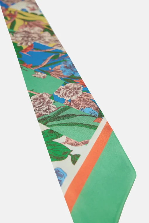 Recycled Signature Print Twilly Scarf