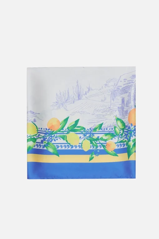 Recycled Signature Print Large Scarf