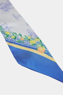 Recycled Signature Print Twilly Scarf