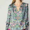 Ruffle Trim Blouse
