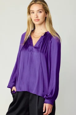 Ruffled Cuff Blouse