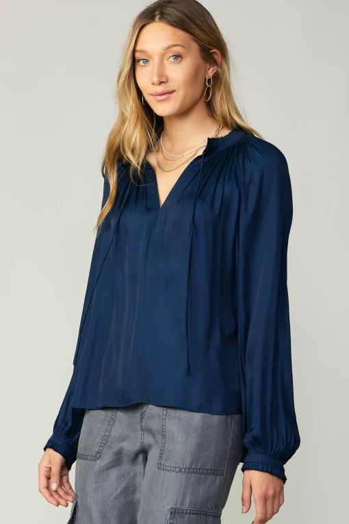 Ruffled Cuff Blouse