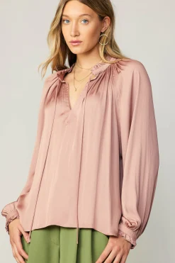 Ruffled Cuff Blouse