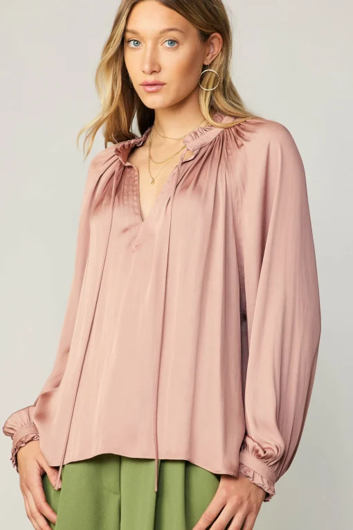 Ruffled Cuff Blouse